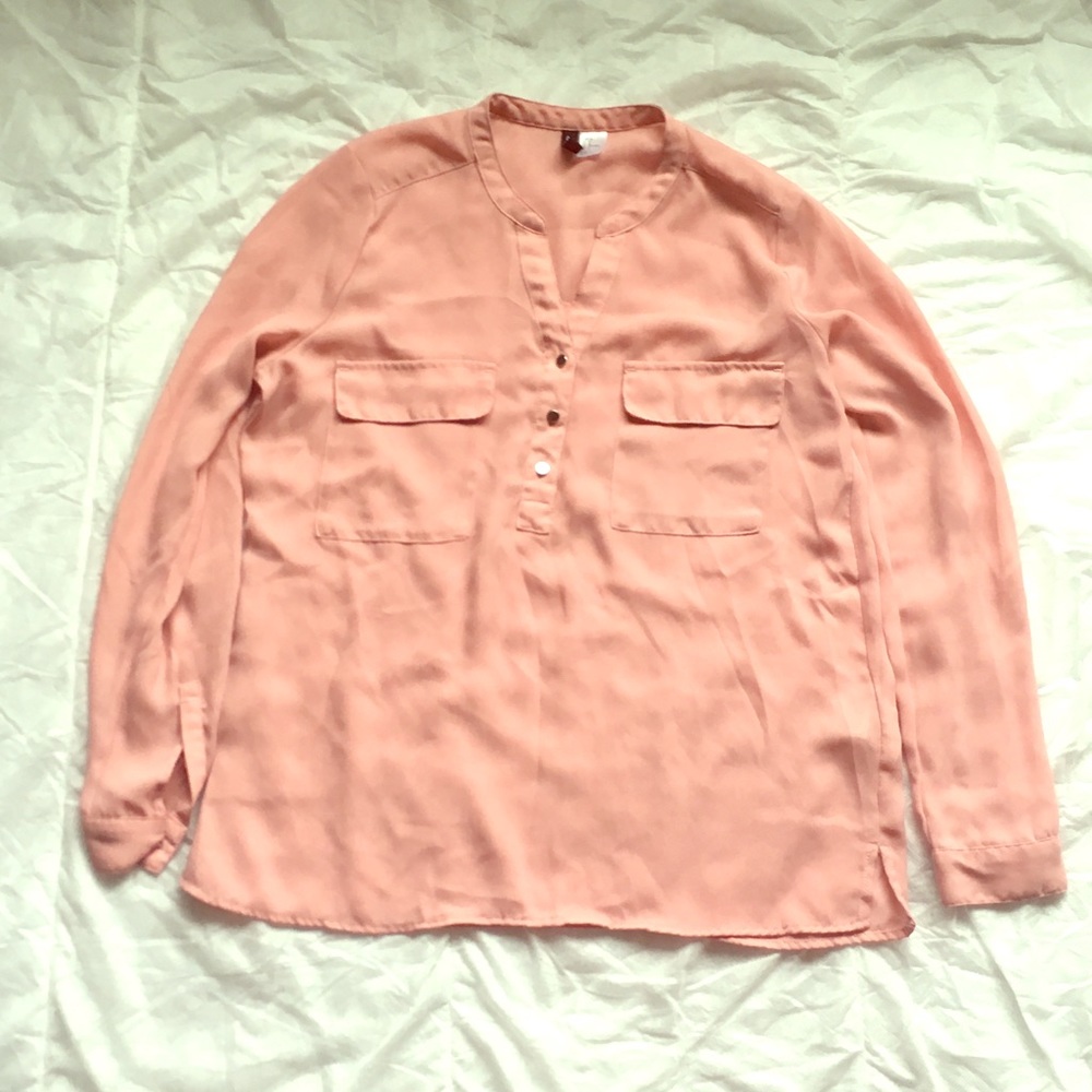 Pink long sleeve top